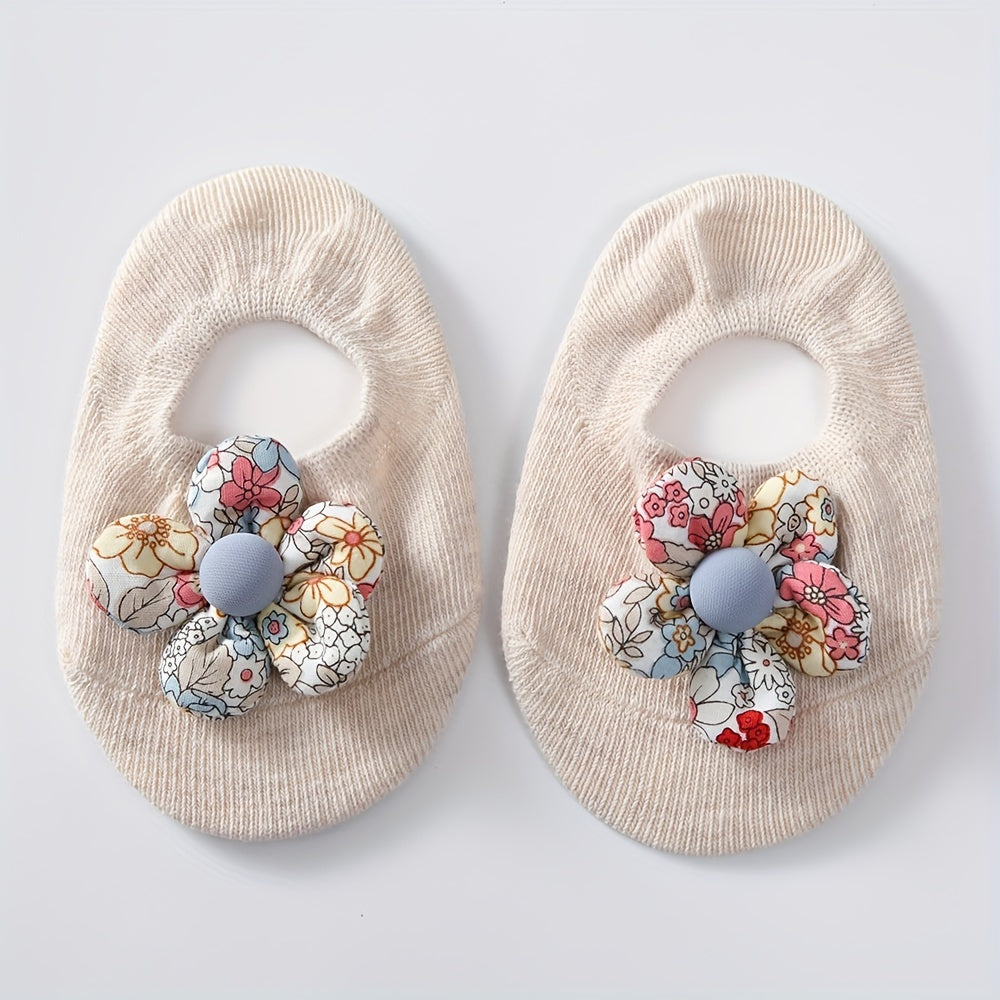 1 Pair Of Baby's Cotton Blend Socks