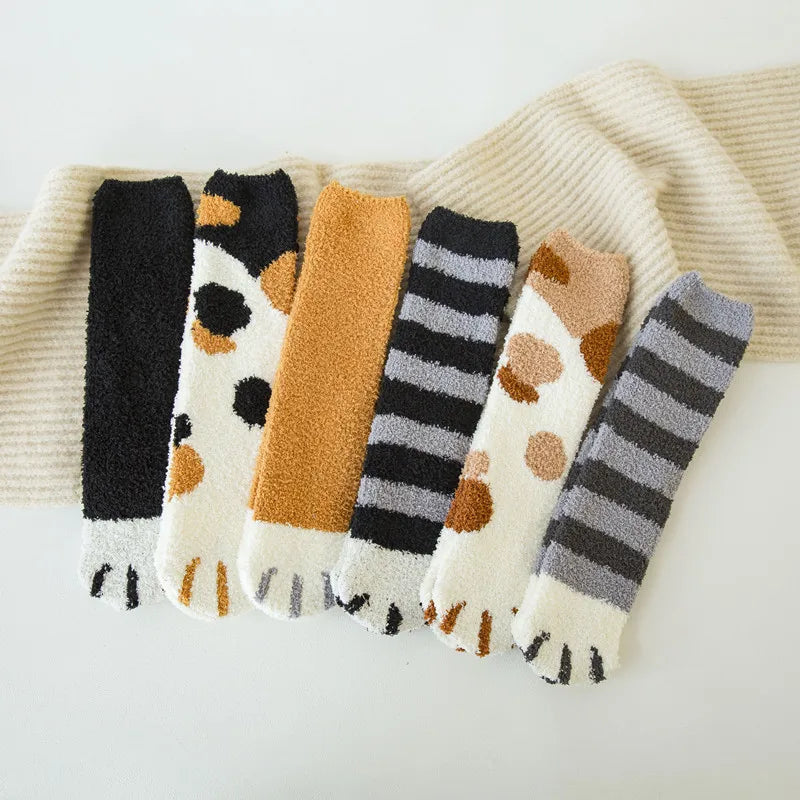 Autumn/Winter Cat Claws socks