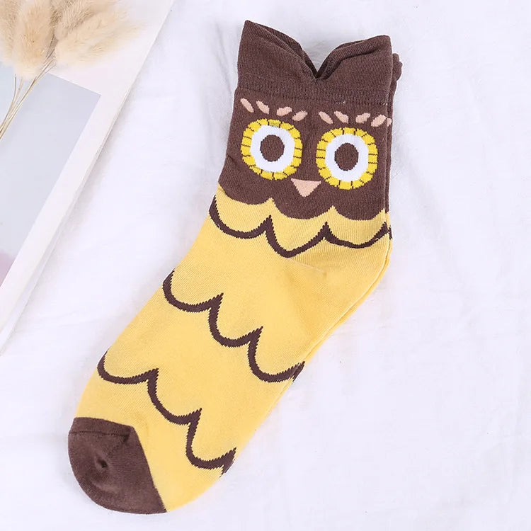 Owl Printed Socks