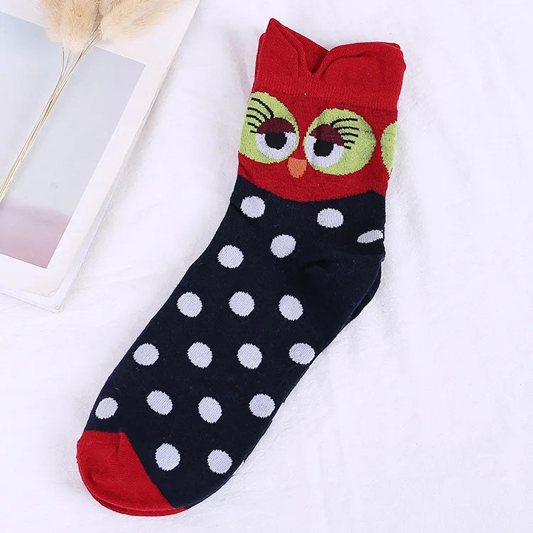 Owl Printed Socks