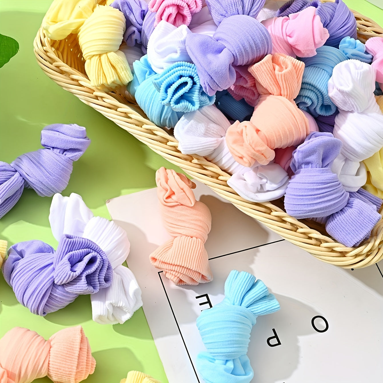 30 Pairs Candy Colored Socks, Lightweight & Comfy