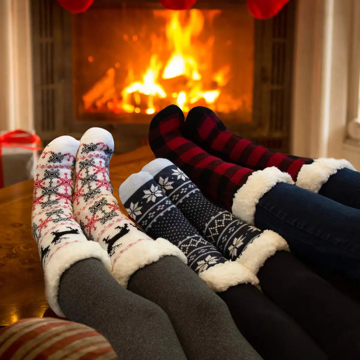 Winter Anti-Slip Knitted Fleece