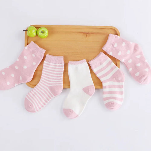 5Pairs Toddler Knitted Socks