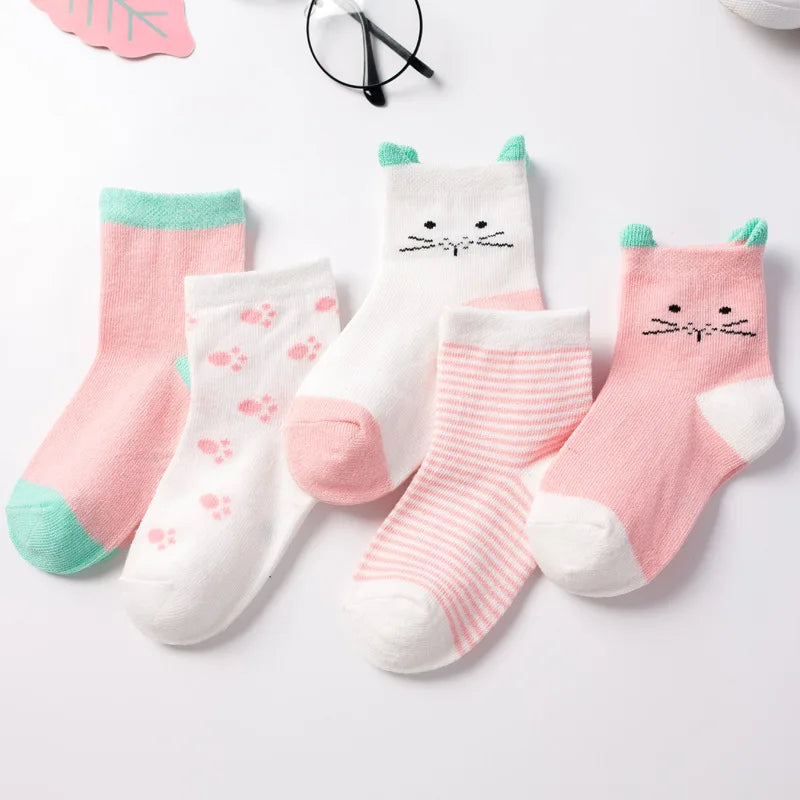 5Pairs Toddler Knitted Socks