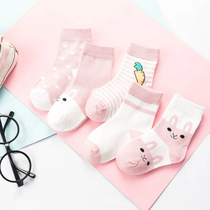 5Pairs Toddler Knitted Socks