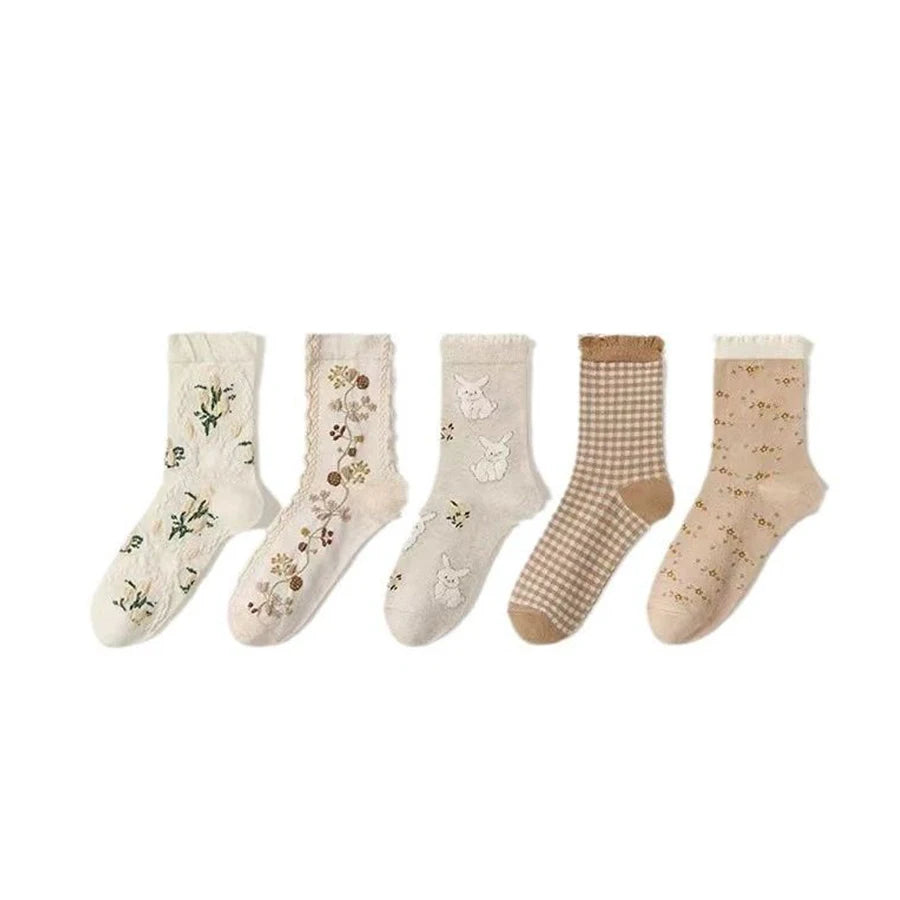 College Style Socks Autumn And Winter