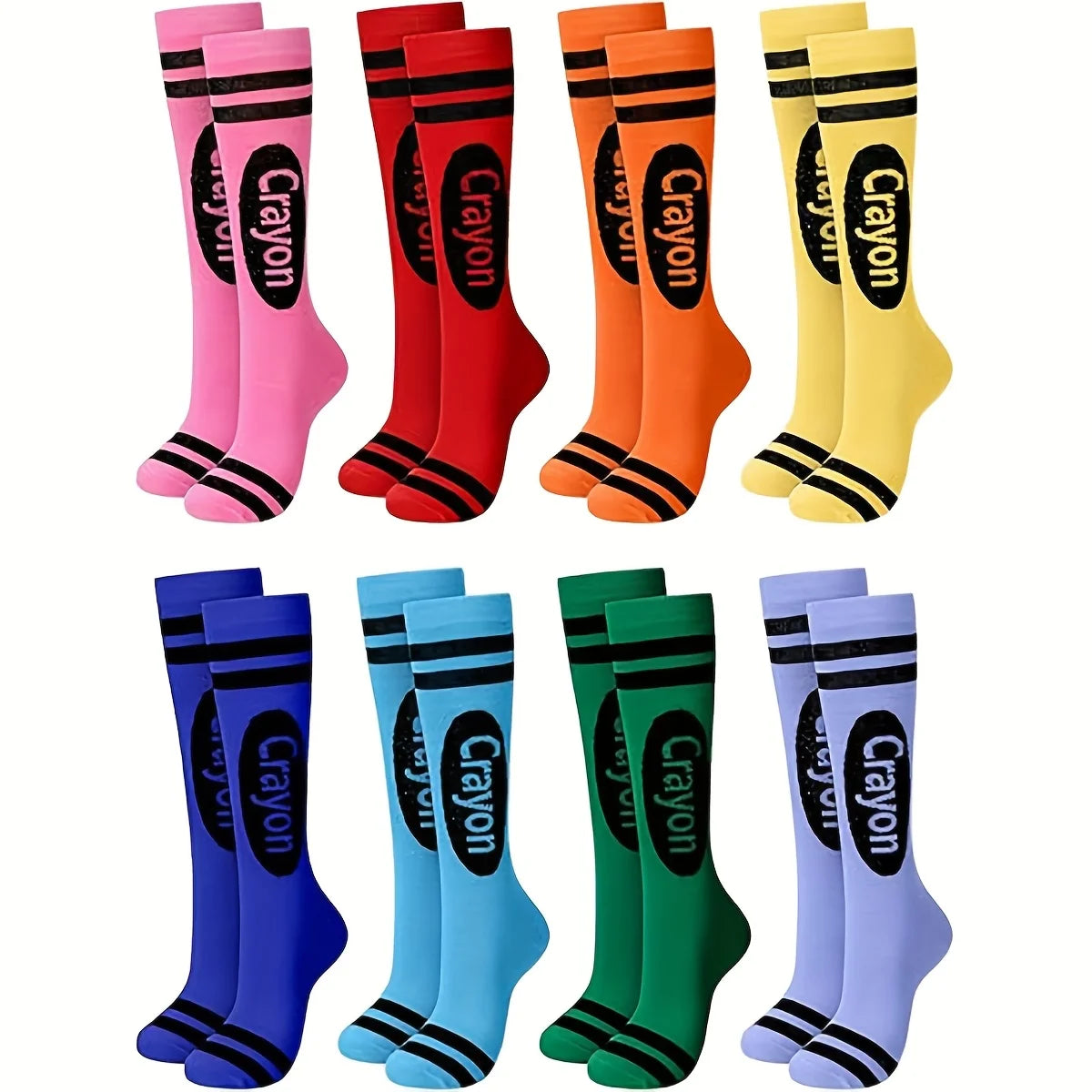 Color brilliant Crayon Socks
