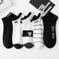 5pairs low cut socks